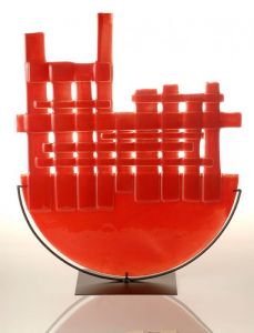 | escultura roja sobre hierro 2008 [0.50x0.45]